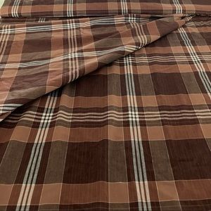 Vintage Plaid Fabric 7.25 Yards